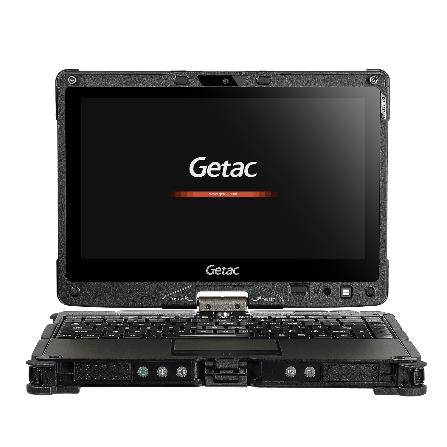 Getac V110 – Rugged, IP65, MIL-STD 810H, 2100 mAh, Stylus Included – , fully rugged, 29,5cm (11,6''), Touchscreen, 1920x1080 pixels, keypad (QWERTY), GPS, smart-card reader, brightness 1000cd, USB (type A, 2x), USB-C, Bluetooth, Wi-Fi (802.11ax), 4G (LTE).