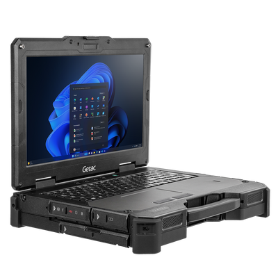 Getac X600/X600 Pro – 15.6" Display, Rugged, IP66, MIL-STD 461, 6900 mAh, Stylus Included – fully rugged, Smart card reader, 39.6 cm (15.6''), Touchscreen, capacitive, resolution: 1920x1080 pixels, QWERTY, US-layout, webcam, brightness 1000cd, USB-C, RS23.