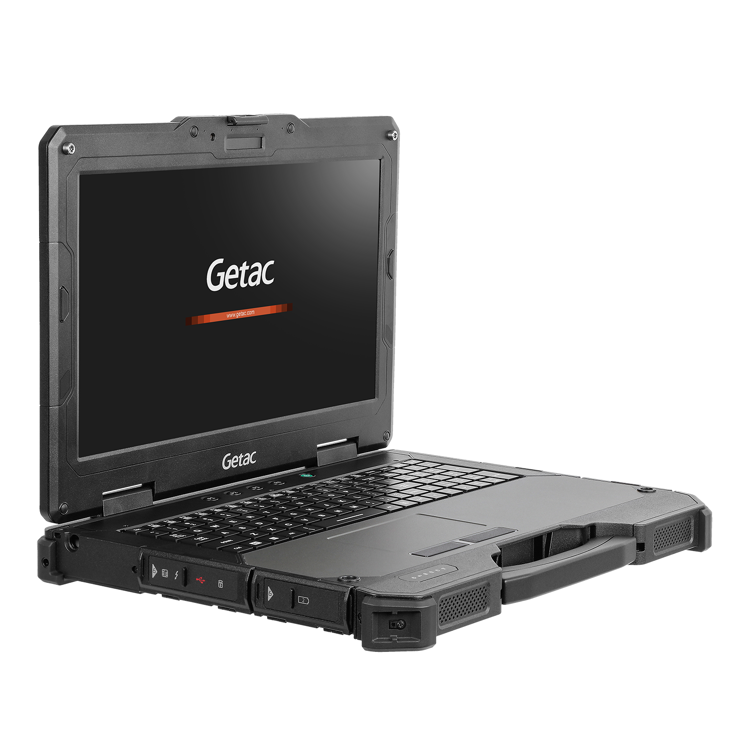 Getac X600/X600 Pro – 15.6" Display, Rugged, IP66, MIL-STD 461, 6900 mAh, Stylus Included – fully rugged, Smart card reader, 39.6 cm (15.6''), Touchscreen, capacitive, resolution: 1920x1080 pixels, QWERTY, US-layout, webcam, brightness 1000cd, USB-C, RS23.