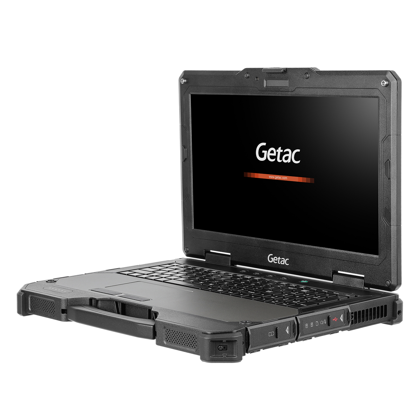 Getac X600/X600 Pro – 15.6" Display, Rugged, IP66, MIL-STD 461, 6900 mAh, Stylus Included – fully rugged, Smart card reader, 39.6 cm (15.6''), Touchscreen, capacitive, resolution: 1920x1080 pixels, QWERTY, US-layout, webcam, brightness 1000cd, USB-C, RS23.