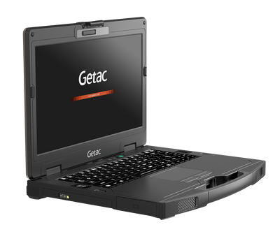 Getac S410 – 14.0" Display, Rugged, IP53, 4200 mAh – , rugged, screen size: 35.5 cm (14''), 1366x768 pixels, keypad (QWERTY, backlight), USB (3x), Bluetooth, Ethernet (2x), Wi-Fi (802.11ac), audio, Intel Core i5, 2.4 GHz, RAM: 8 GB, SSD: 256 GB, Win, 11 P.