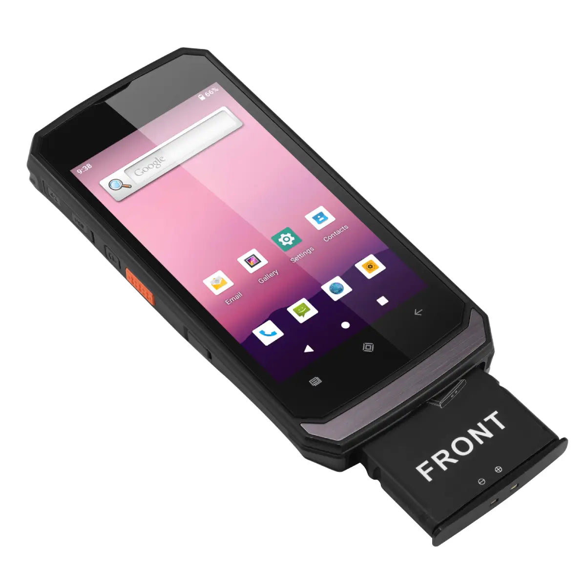 Conker SX5L Rugged Android Handheld - 5", Android 10, 4GB RAM, 64GB Storage, 4G LTE, Zebra Long-Range 2D Barcode.