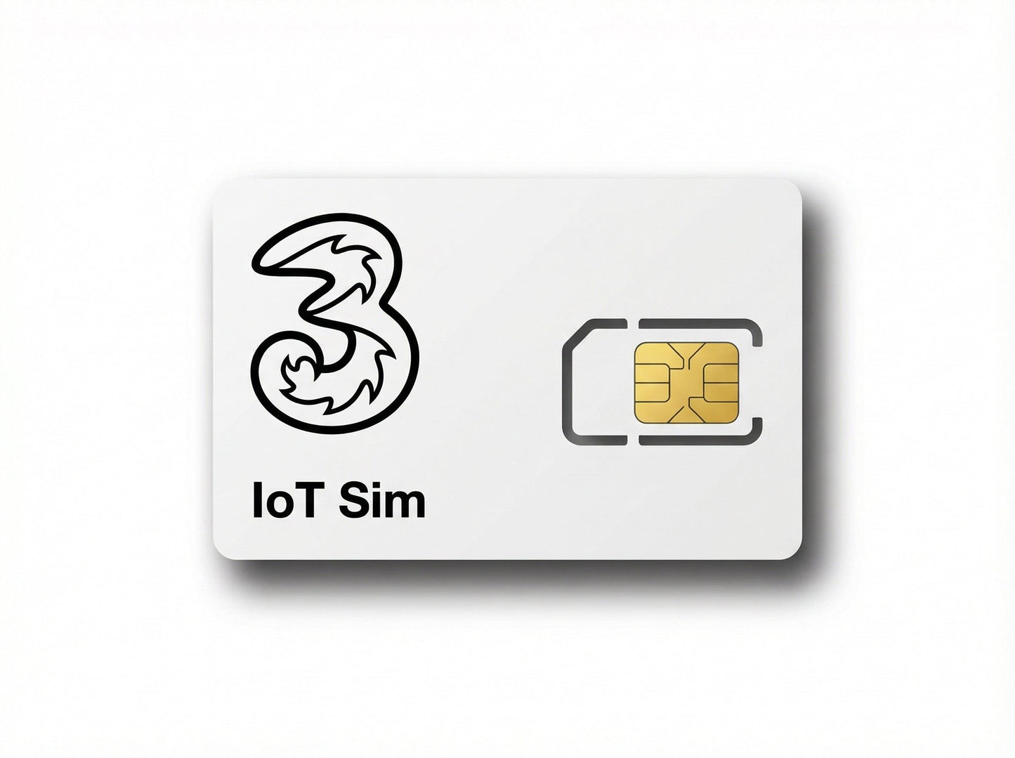 IOT Data single Three Network Sim - Starting from 1GB