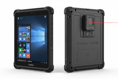 Conker NS108 Rugged Windows 11 Tablet (10.1-inch) – Intel N5100 2.80 GHz 128GB 2D Barcode Scanner.